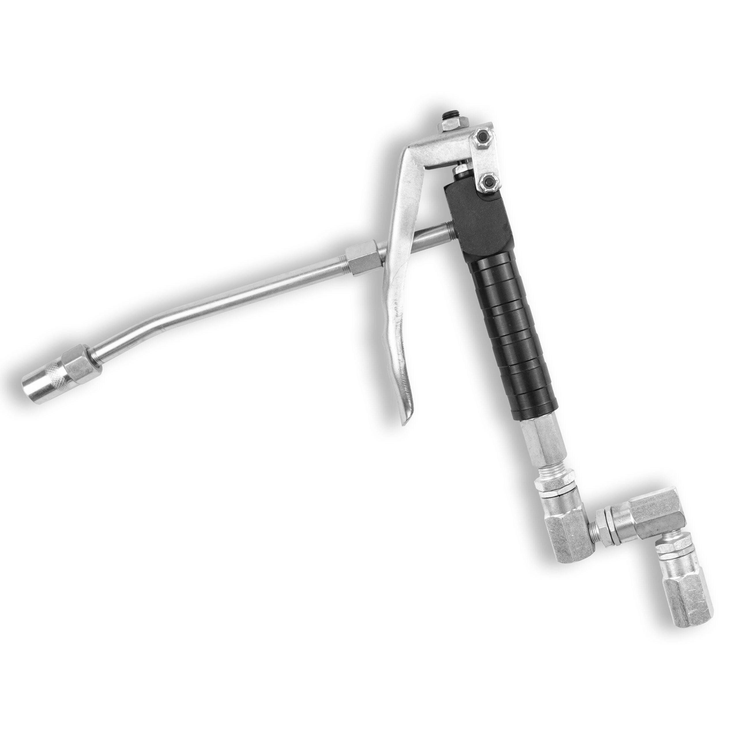 Professional Grease Control Valve - Inlet 1/4'' - with Z Swivel - 7,500 PSI W.P - Rigid Spout