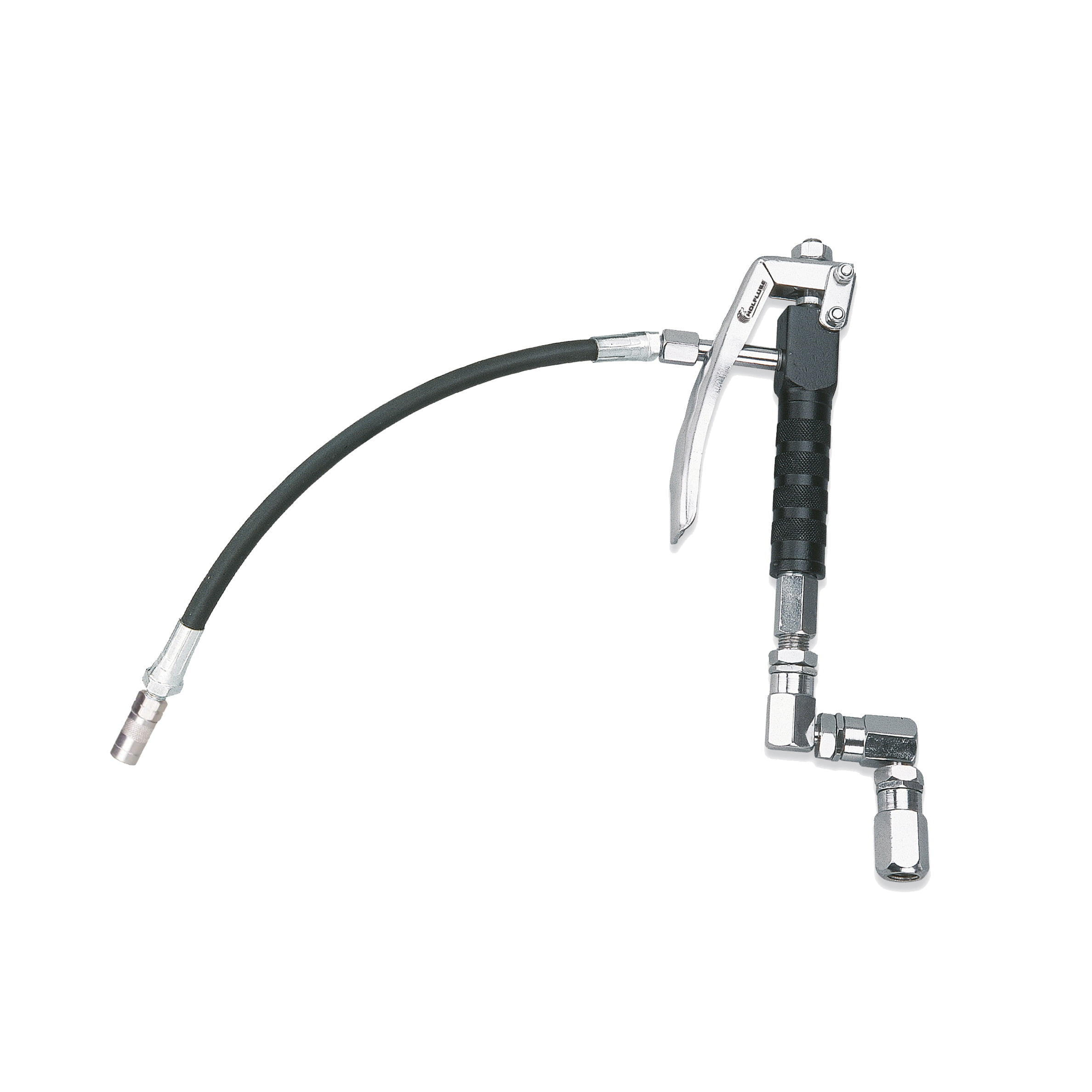 Professional Grease Control Valve - Inlet 1/4'' - with Z Swivel - 7,500 PSI W.P - Flexible Spout