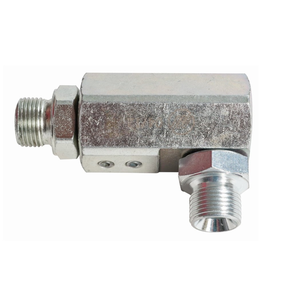 Swivelling Joint 90° - For Grease Hose Reels - M3/8" - Max. Pressure 8702 PSI