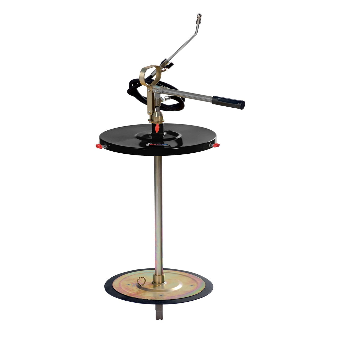 Grease Kit - Manual Pump - For 120 lbs Drum - with Lid, Follow Plate, Hose and Spout