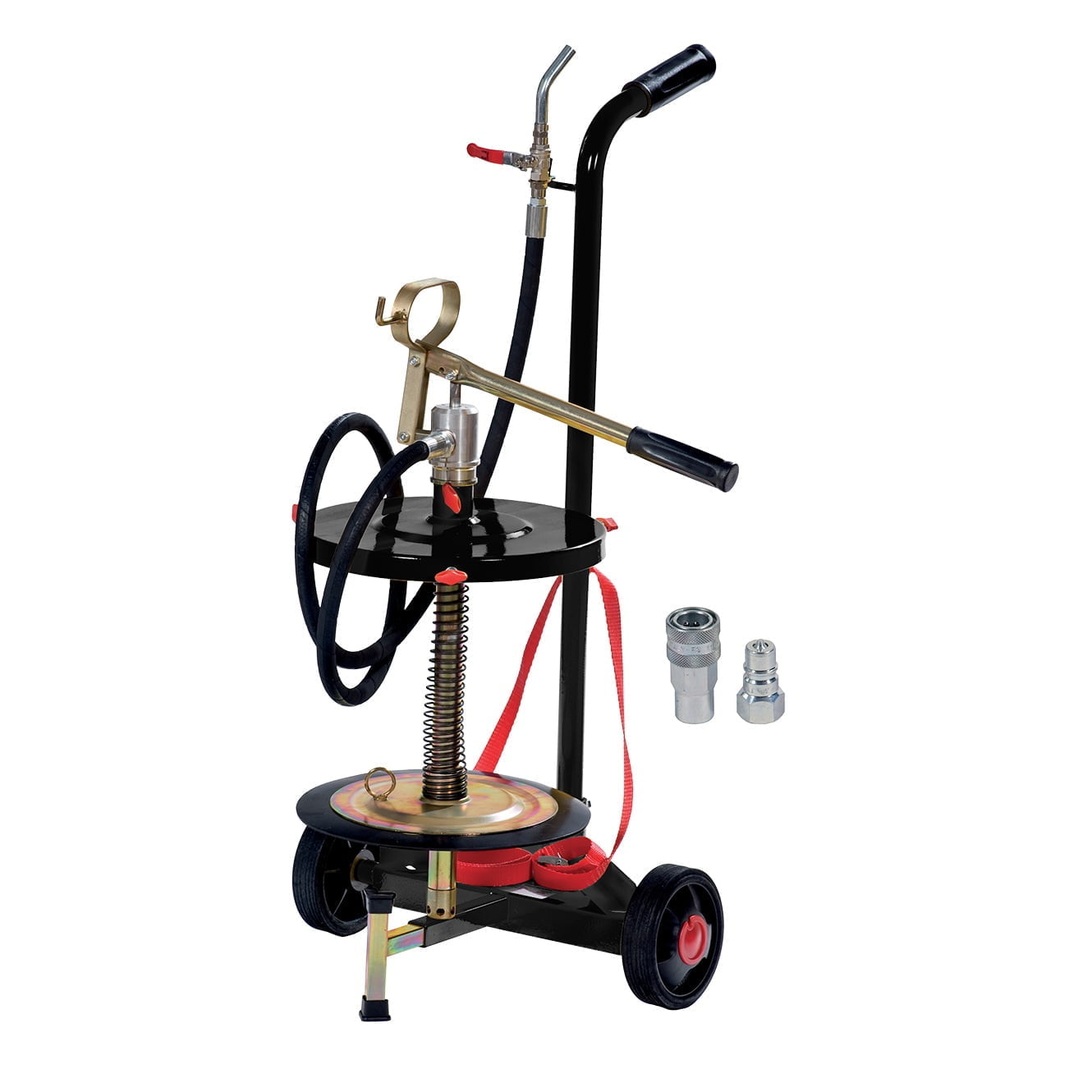 Grease Kit - Manual Transfer Pump - For 45 lbs Drum - Complete + 30° Spout + 2 Whls Trolley (250036)