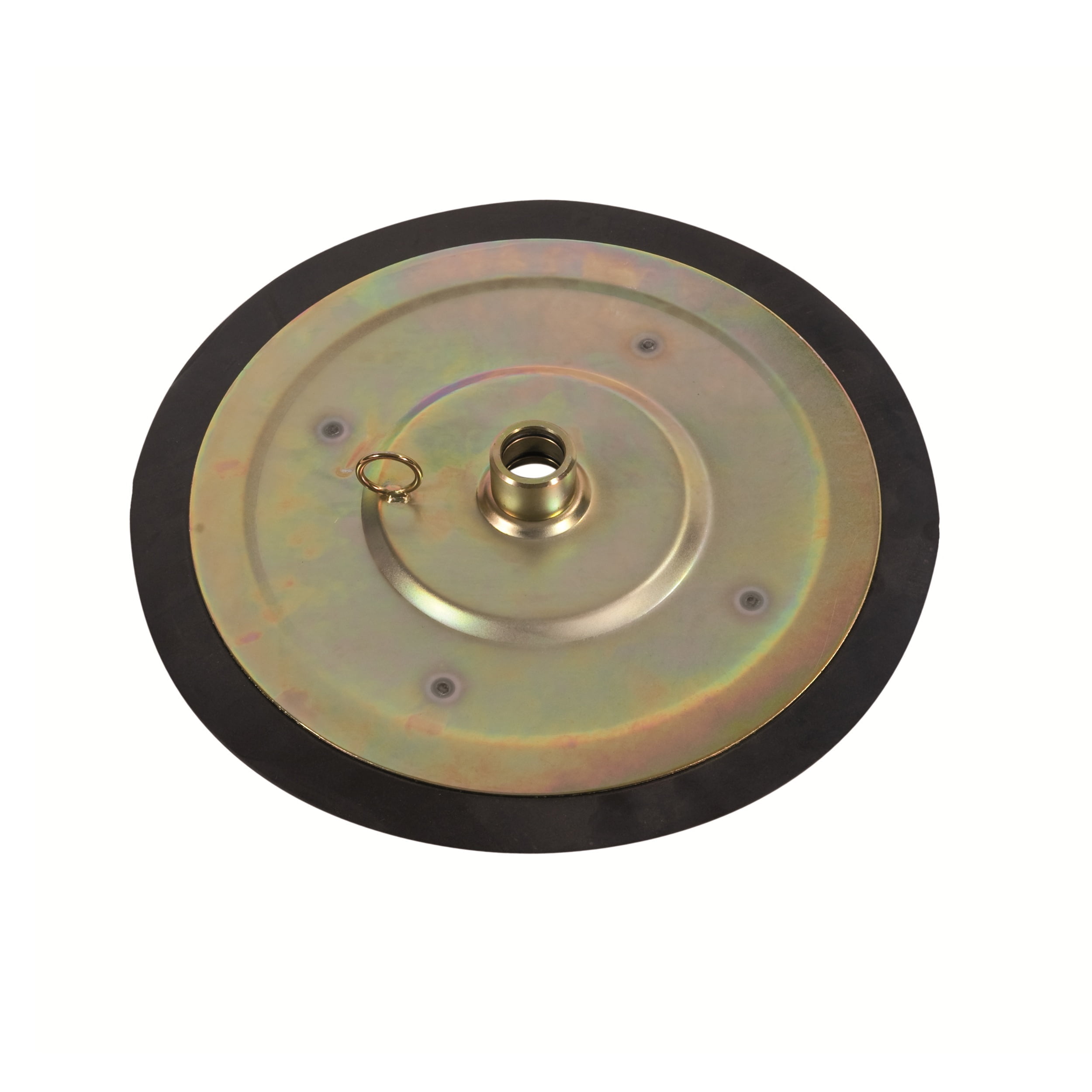 Follower Plate - For Ind. Pump - Metal Center - For 120 lbs Drum - Inner Diameter 1.97" - Outer Diameter 14.57