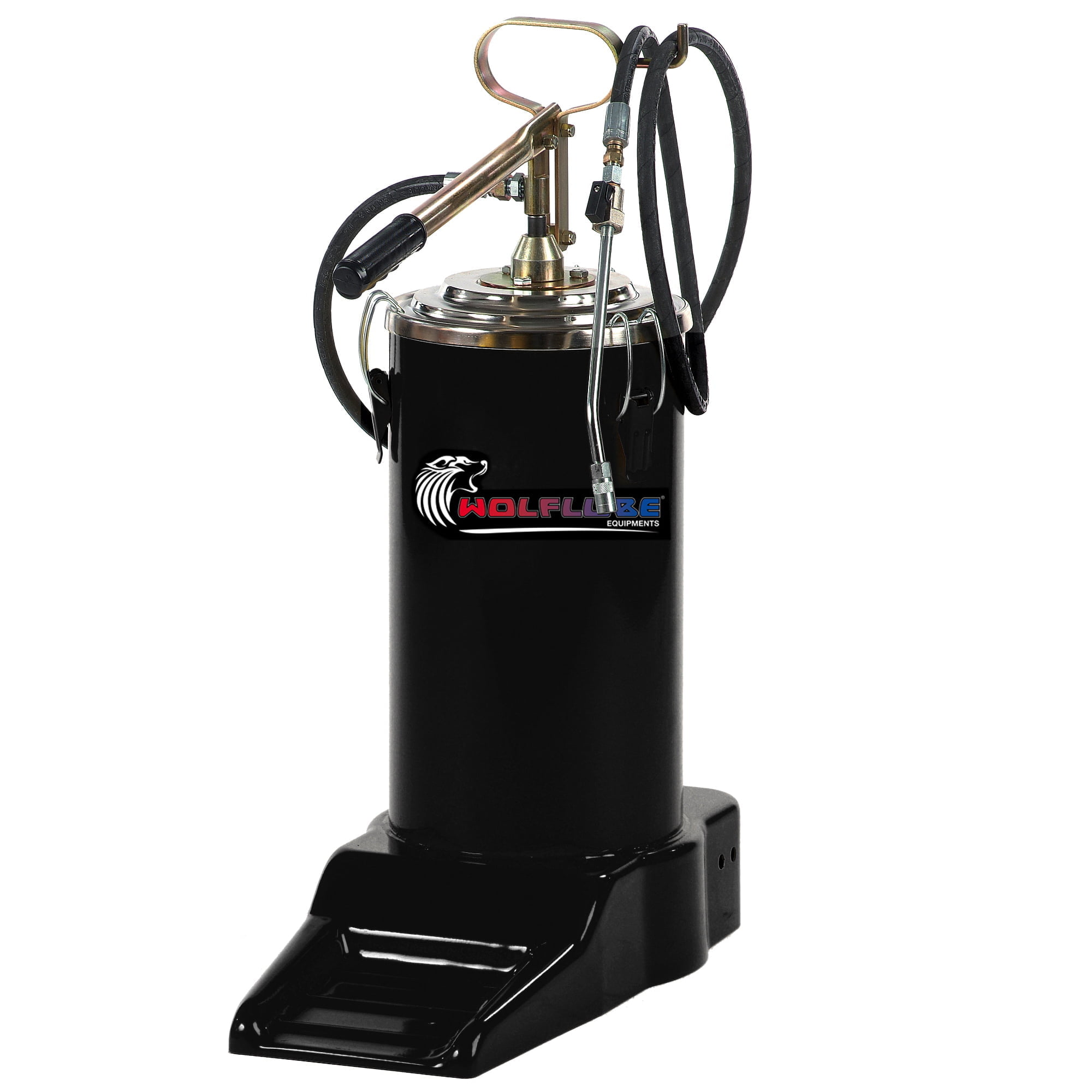 Manual Grease Pump - with Bucket - For - 35 lbs Bucket Capacity