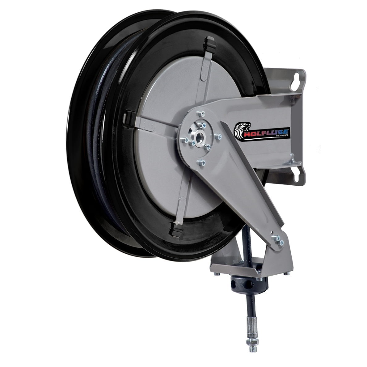 Automatic Hose Reel - F400 - For Grease - 1/4" - 30' Hose - M1/4" x M1/4"