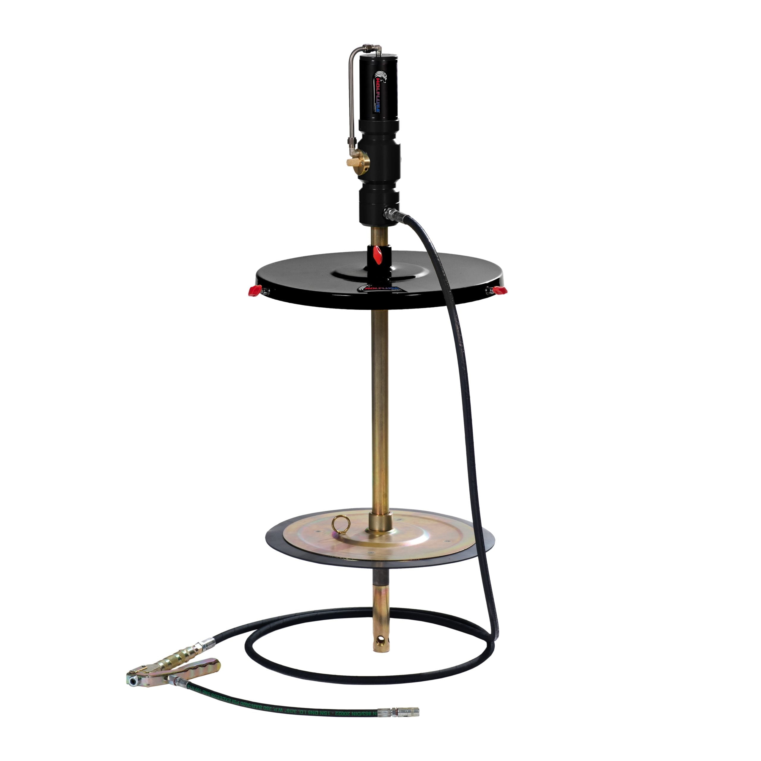 Grease Kit - 60:1 - For 120 lbs Drum - Complete with 60:1 pump, lid, follower plate, 10ft hose and control handle