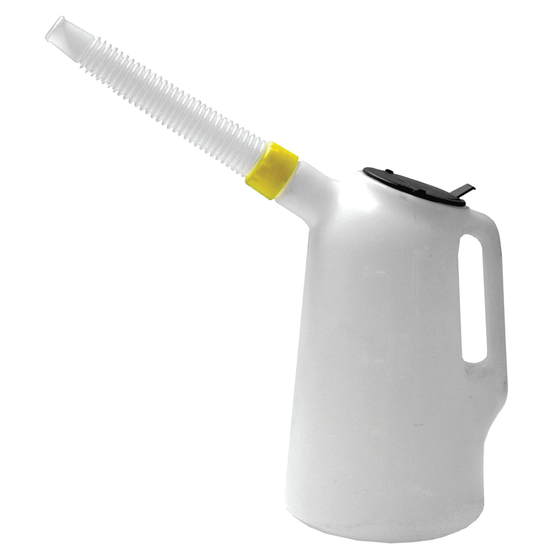 Plastic Container (Clear) - with Flexible Spout - 1 qt (0.26 gal) Capacity - Clip LID