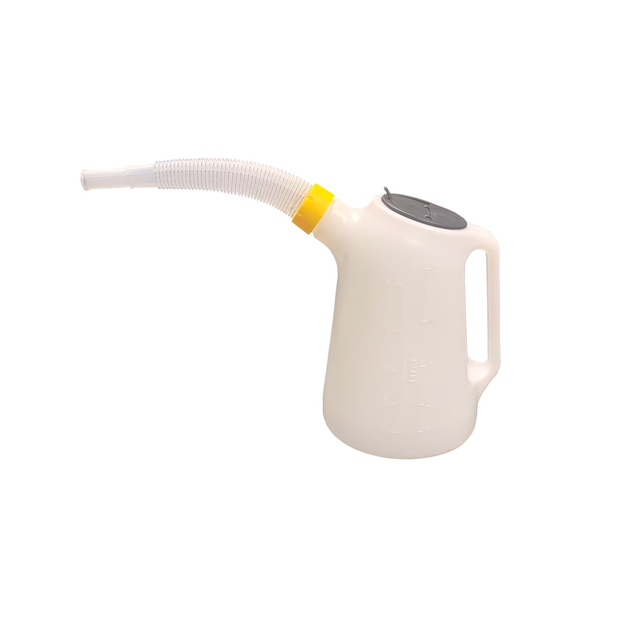 Plastic Container (Clear) - with Flexible Spout - 3 qt (0.78 gal) Capacity - Clip LID