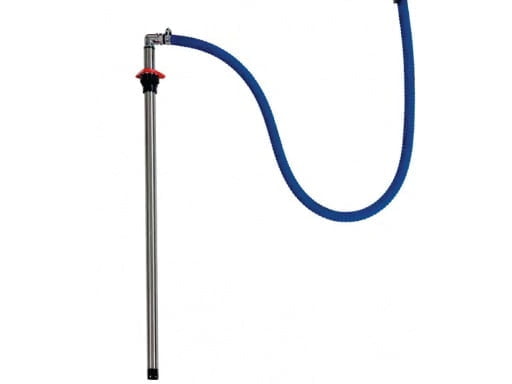 Suction Tube - in Stainless Steel - 49" long - with Connection Hose - For Wall Mounted Pumps Set