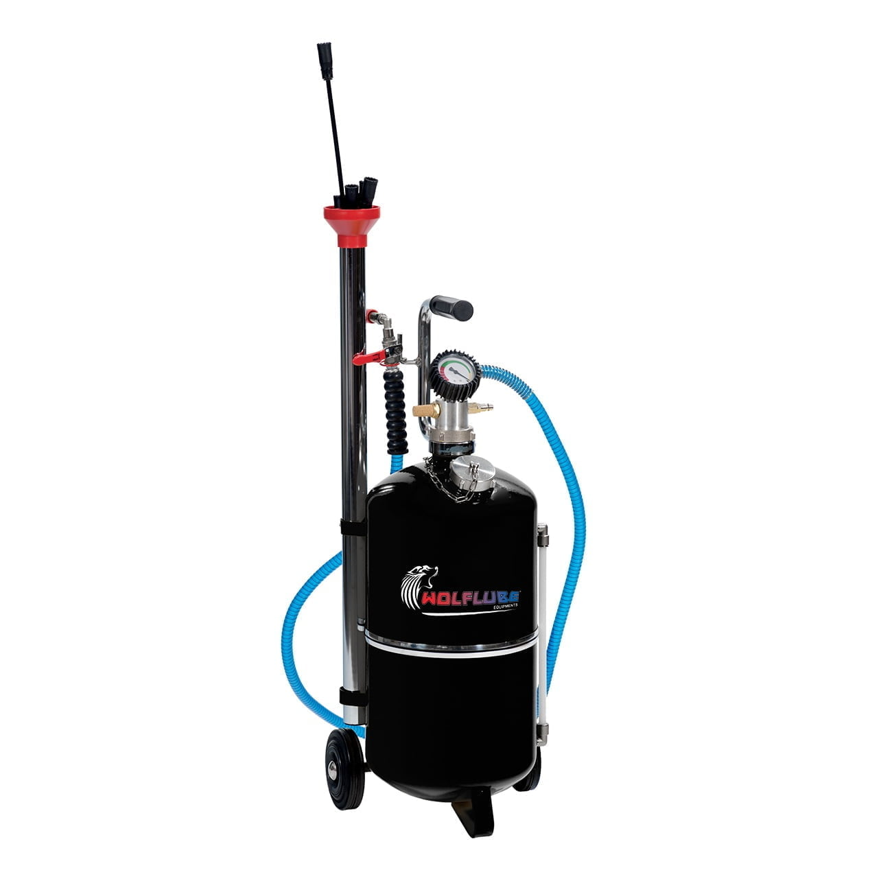 Air Operated Oil Suction Unit - Manual Emptying System - 6.3 gal Capacity - with 10 Std. Probes
