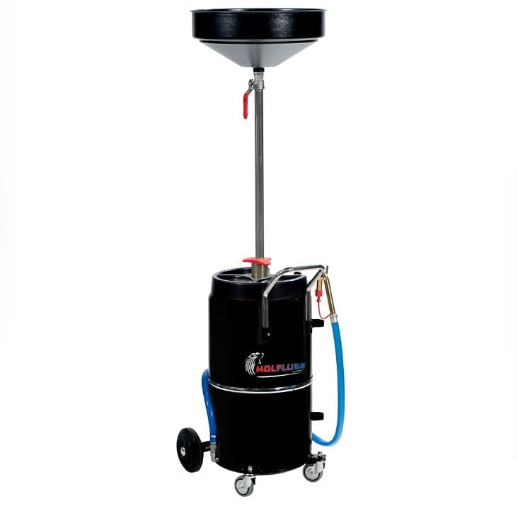 Air Operated Oil Drain Unit - 23.8 gal Capacity