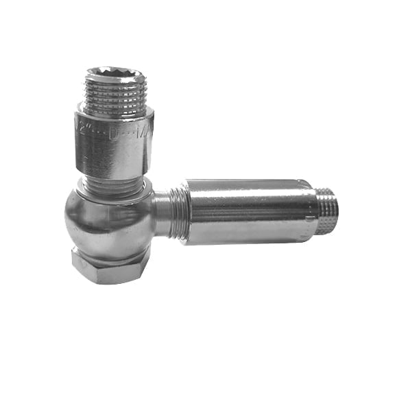 Connection - 90° Pipe - For Dispenser Bar System 25070X - Used with Meter