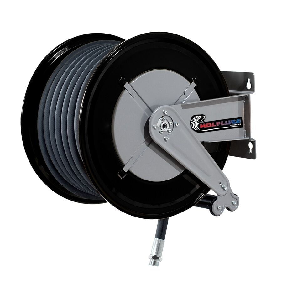 Automatic Hose Reel - For Oil - 3/4" - 80' Hose - M3/4" x M3/4"