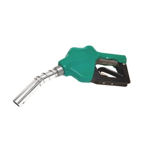Green Automatic Fuel Nozzle - 1'' Inlet, Up to 26.5 gpm