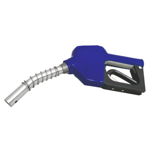 Automatic Fuel Nozzle - 1/2'' - Inlet 3/4'' NPT - Blue - Up to 11 gpm