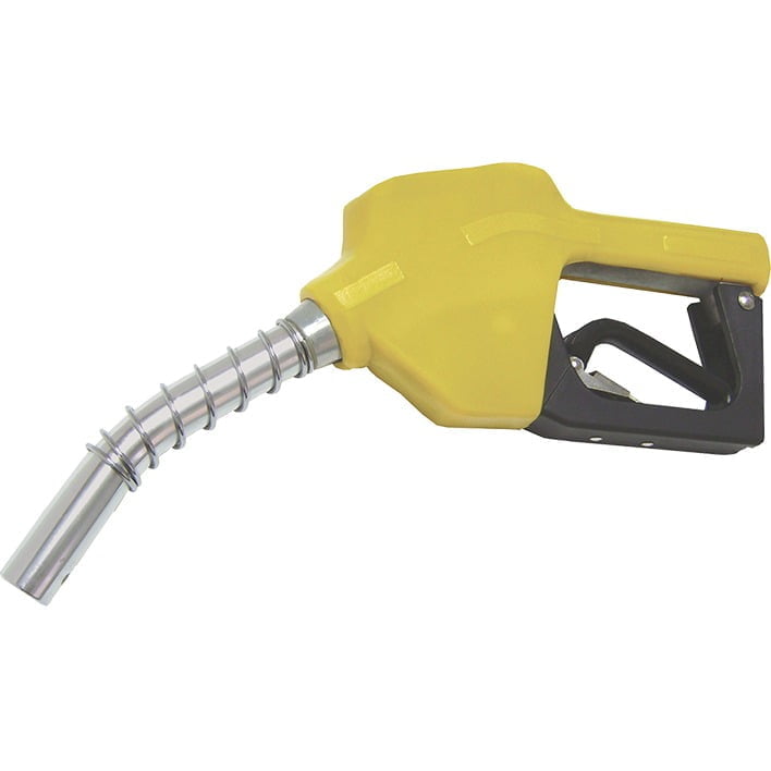 Automatic Fuel Nozzle - 1/2'' - Inlet 3/4'' NPT - Yellow - Up to 11 gpm