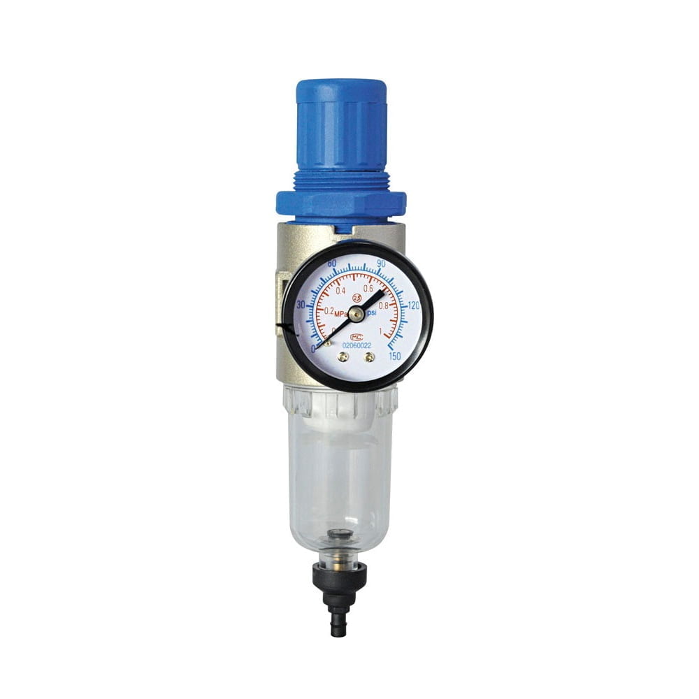Filter Regulator - Plastic Bowl - 1/4'' - 145 PSI M.P - 16 CFM (110 gpm)