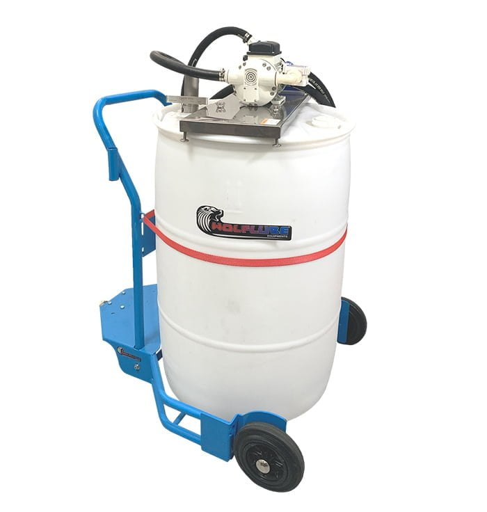 DEF Kit - 220V - For Drums - with Trolley - Auto. SS/Plastic Nozzle + Hose + Digital Meter