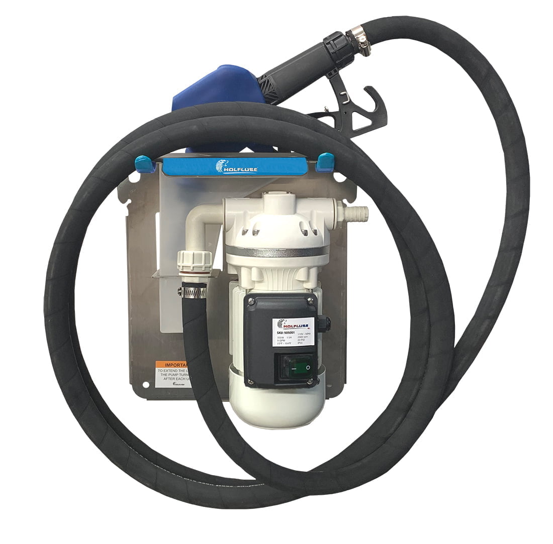 DEF Kit - 110V - For Totes - with Built-In Meter Nozzle + Hose