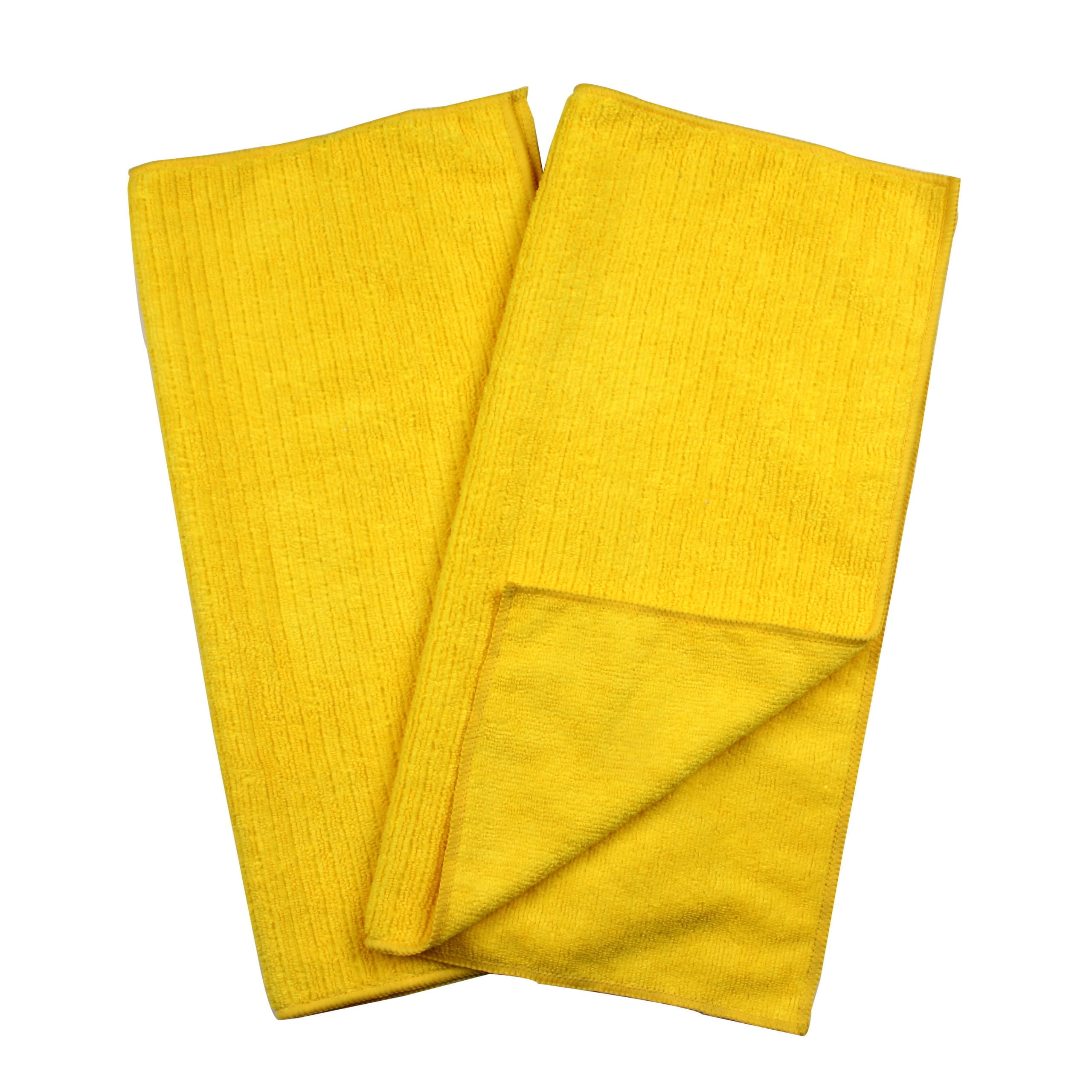 Microfiber Cleaning Cloth - Pack with 2 pcs - 80% Polyester 20% Polyamide - 16" x 16" - Case with 20
