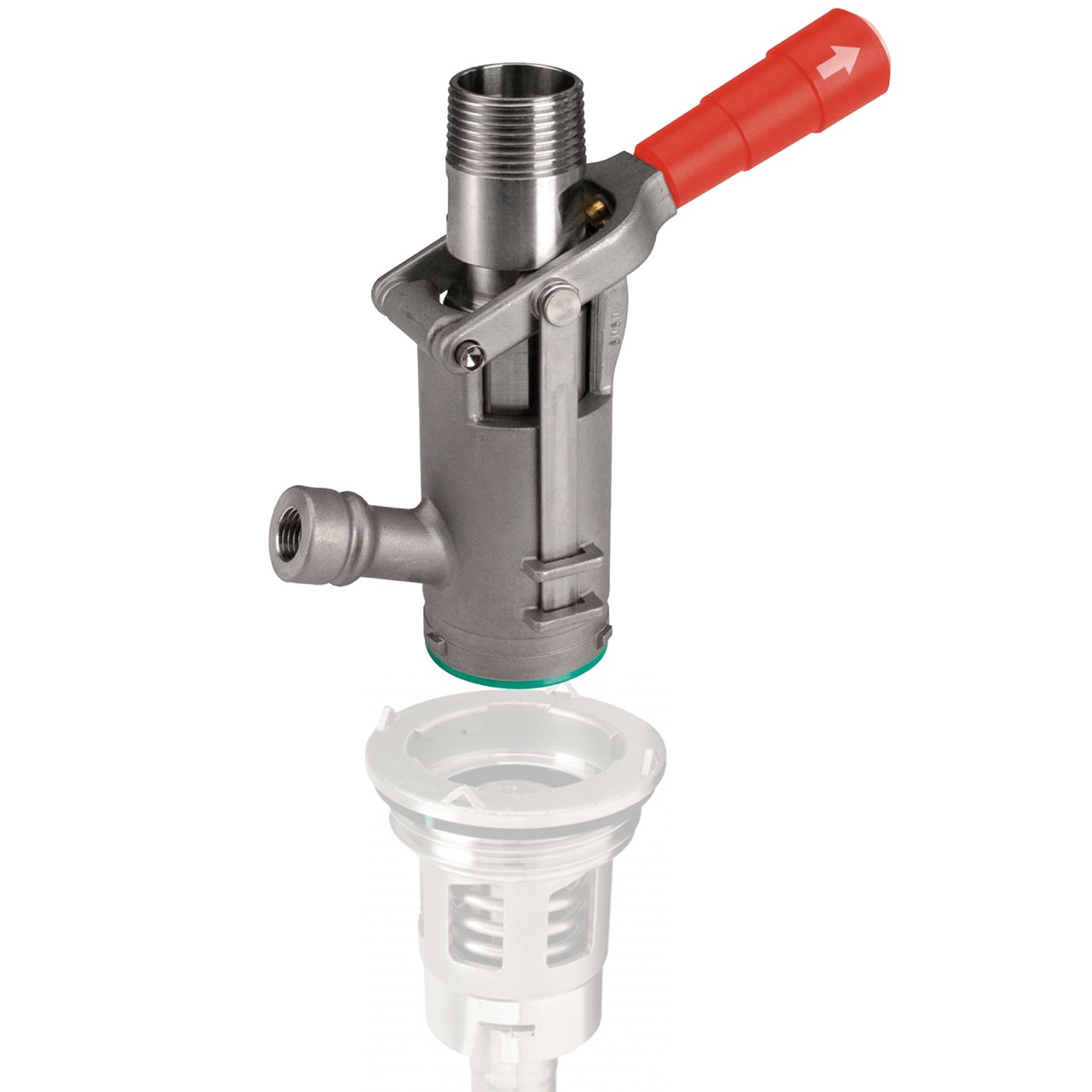 RSV / RPV FILL COUPLER Threaded Vertical Liquid Inlet EPDM Seals - Image 2