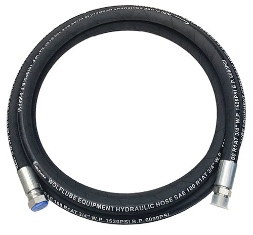 Hose Connection - Wolflube Hydraulic R1 - For Oil - 1520 PSI W.P - 3/4'' - 20' - F3/4'' x F3/4''